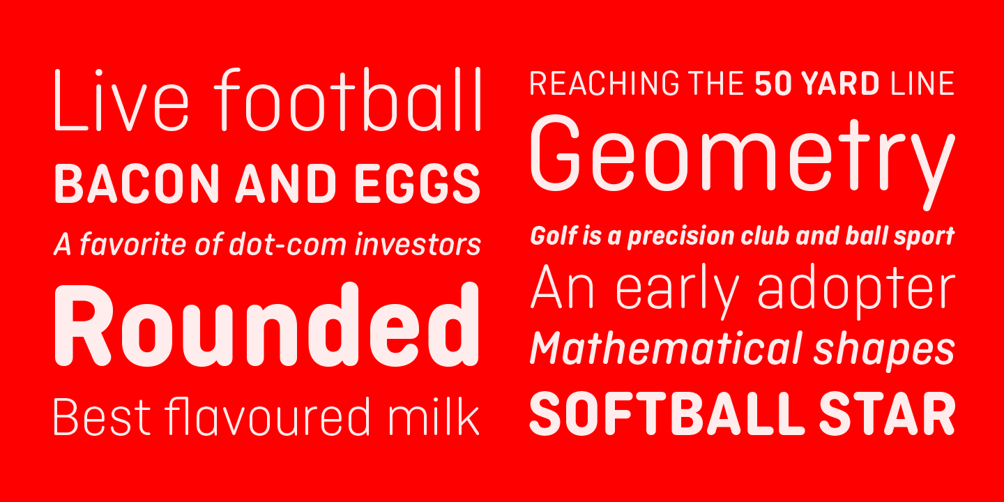 Ciutadella Rounded Italic Font preview
